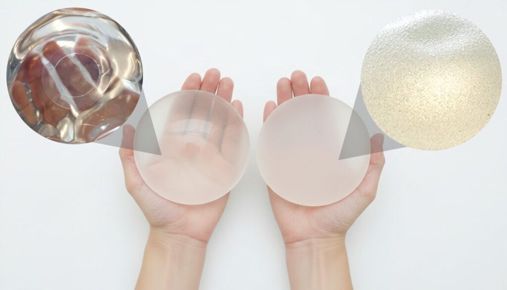 two breat implant detail